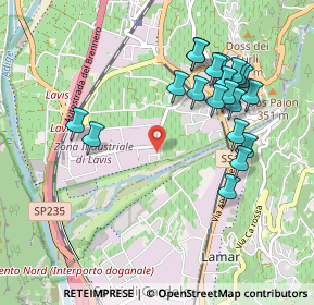 Mappa Via Luigi Negrelli, 38121 Lavis TN, Italia (0.9845)