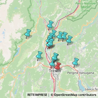 Mappa Via Di Vittorio Giuseppe, 38015 Trento TN, Italia (5.03375)
