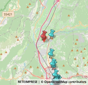 Mappa Via Luigi Negrelli, 38121 Lavis TN, Italia (6.5575)