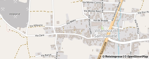 Mappa San Daniele del Friuli