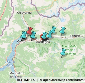 Mappa Via Maurizio Quadrio, 23017 Morbegno SO, Italia (7.9625)