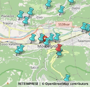 Mappa Via Maurizio Quadrio, 23017 Morbegno SO, Italia (2.182)