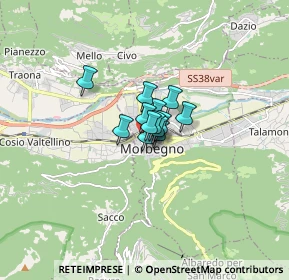 Mappa Via Maurizio Quadrio, 23017 Morbegno SO, Italia (0.55615)