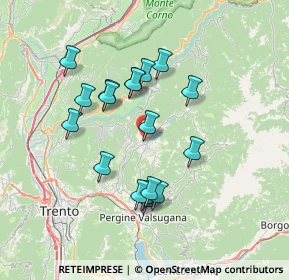 Mappa Via delle Polse, 38042 Baselga di Piné TN, Italia (6.33278)