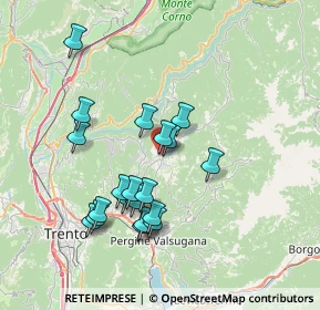 Mappa Via delle Polse, 38042 Baselga di Piné TN, Italia (6.7755)