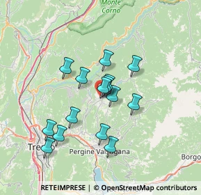 Mappa Via delle Polse, 38042 Baselga di Piné TN, Italia (5.65667)