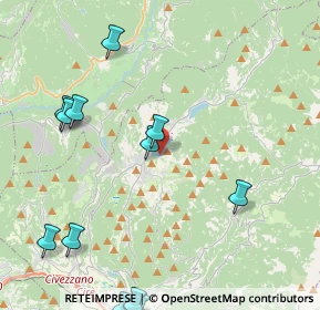 Mappa Via del Lido, 38042 Baselga di Piné TN, Italia (5.97933)