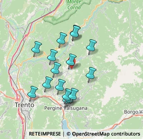 Mappa Via del Lido, 38042 Baselga di Piné TN, Italia (6.32188)