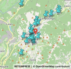 Mappa Via del Lido, 38042 Baselga di Piné TN, Italia (1.546)