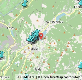 Mappa Via del Lido, 38042 Baselga di Piné TN, Italia (2.264)