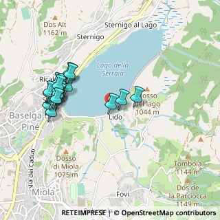Mappa Via del Lido, 38042 Baselga di Piné TN, Italia (0.49091)