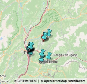 Mappa Via del Lido, 38042 Baselga di Piné TN, Italia (11.349)