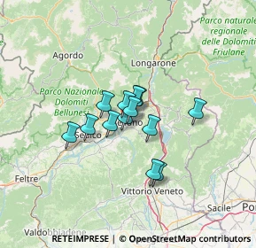 Mappa Via dei Molini, 32100 Belluno BL, Italia (8.00308)