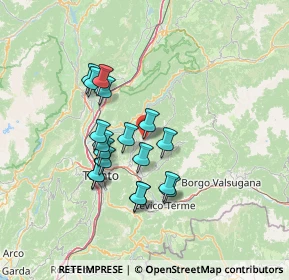 Mappa Corso Roma, 38042 Baselga di Piné TN, Italia (11.67389)