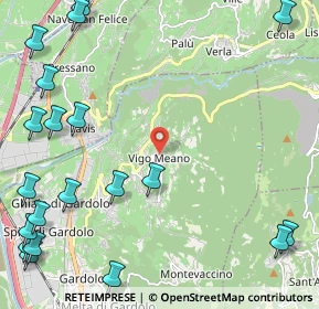 Mappa Strada Fònda, 38121 Vigo Meano TN, Italia (3.332)
