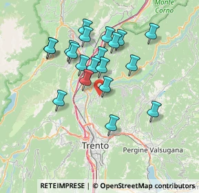 Mappa Str. Fònda, 38121 Trento TN, Italia (6.41)