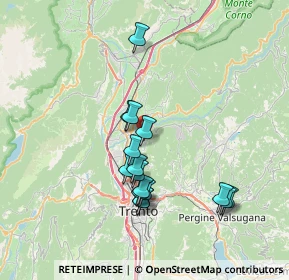 Mappa Str. Fònda, 38121 Trento TN, Italia (6.57375)