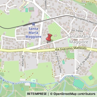 Mappa Via Rossetti Valentini, 12, 28857 Santa Maria Maggiore, Verbano-Cusio-Ossola (Piemonte)