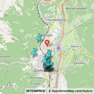 Mappa Centro Commerciale Ossola Outdoor Center, 28865 Crevoladossola VB, Italia (1.879)