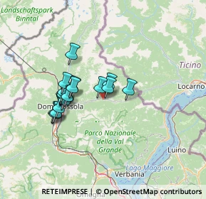 Mappa Via Domodossola, 28857 Santa Maria Maggiore VB, Italia (11.198)