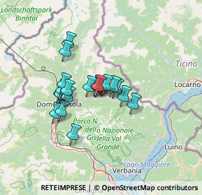 Mappa Via Domodossola, 28857 Santa Maria Maggiore VB, Italia (9.517)