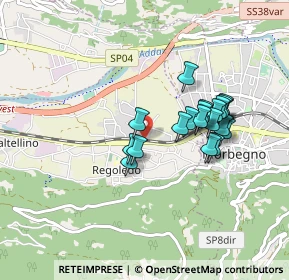 Mappa Via Stelvio, 23017 Morbegno SO, Italia (0.732)