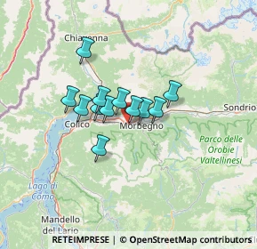 Mappa Via Don Provino, 23013 Cosio Valtellino SO, Italia (8.445)