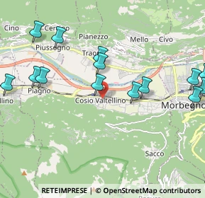 Mappa Piazza Samartino, 23013 Cosio Valtellino SO, Italia (2.39571)