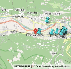 Mappa Via Don Provino, 23013 Cosio Valtellino SO, Italia (2.32727)