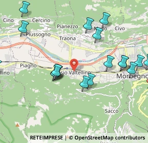 Mappa Via Don Provino, 23013 Cosio Valtellino SO, Italia (2.4595)