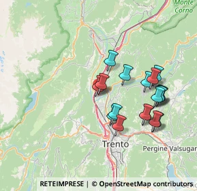 Mappa 38016 Lavis TN, Italia (6.82778)
