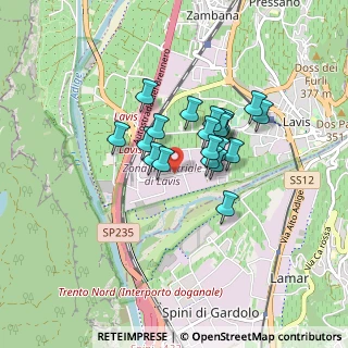 Mappa Via Giuseppe di Vittorio, 38016 Lavis TN, Italia (0.5915)