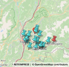 Mappa Vicolo Delle Roge, 38042 Baselga di Piné TN, Italia (11.092)