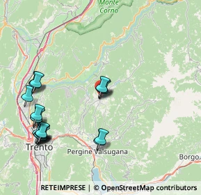 Mappa Vicolo Delle Roge, 38042 Baselga di Piné TN, Italia (9.451)
