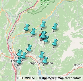 Mappa Vicolo Delle Roge, 38042 Baselga di Piné TN, Italia (5.68067)