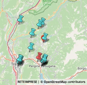 Mappa Vicolo Delle Roge, 38042 Baselga di Piné TN, Italia (8.1265)
