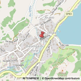 Mappa Corso Roma, 77, 38042 Baselga di Piné, Trento (Trentino-Alto Adige)