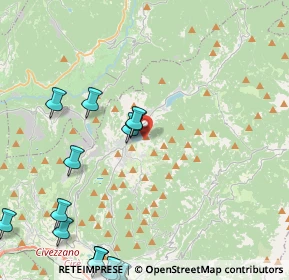 Mappa Via della Prestala, 38042 Baselga di Piné TN, Italia (6.22778)