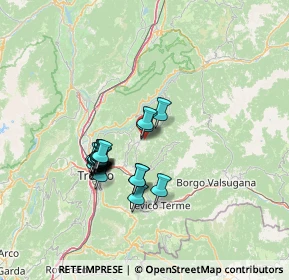 Mappa Via della Prestala, 38042 Baselga di Piné TN, Italia (11.489)