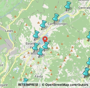 Mappa Via della Prestala, 38042 Baselga di Piné TN, Italia (2.6)