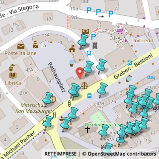 Mappa Piazza Municipio, 39031 Brunico BZ, Italia (0.075)