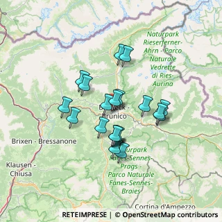 Mappa Via Georg Kaneider, 39031 Brunico BZ, Italia (10.911)