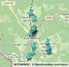 Mappa Strada Val Pusteria, 39037 Rio di Pusteria BZ, Italia (1.421)