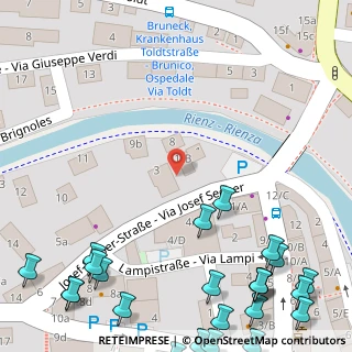 Mappa Via Josef Seeber, 39031 Brunico BZ, Italia (0.09167)