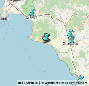 Mappa Piazza Giovanni Pascoli, 58043 Castiglione della Pescaia GR, Italia (24.97333)