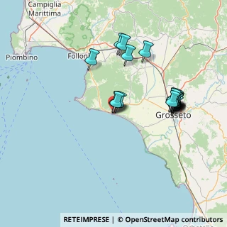 Mappa Via C. Colombo, 58043 Castiglione della Pescaia GR, Italia (15.2825)