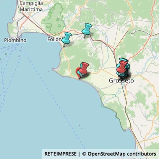 Mappa Via Cristoforo Colombo, 58043 Castiglione della Pescaia GR, Italia (15.672)