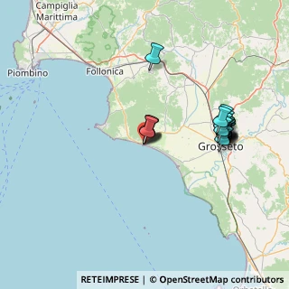 Mappa Via C. Colombo, 58043 Castiglione della Pescaia GR, Italia (14.9405)