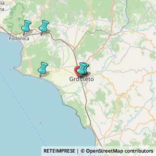 Mappa Via Luciano Bianciardi, 58100 Grosseto GR, Italia (44.49538)