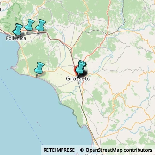 Mappa Via Oriana Fallaci, 58100 Grosseto GR, Italia (13.93846)
